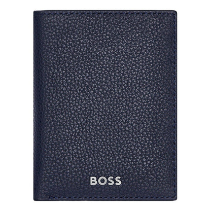 HUGO BOSS Kreditkartenetui, Classic Trifold Grained, Navy, 4