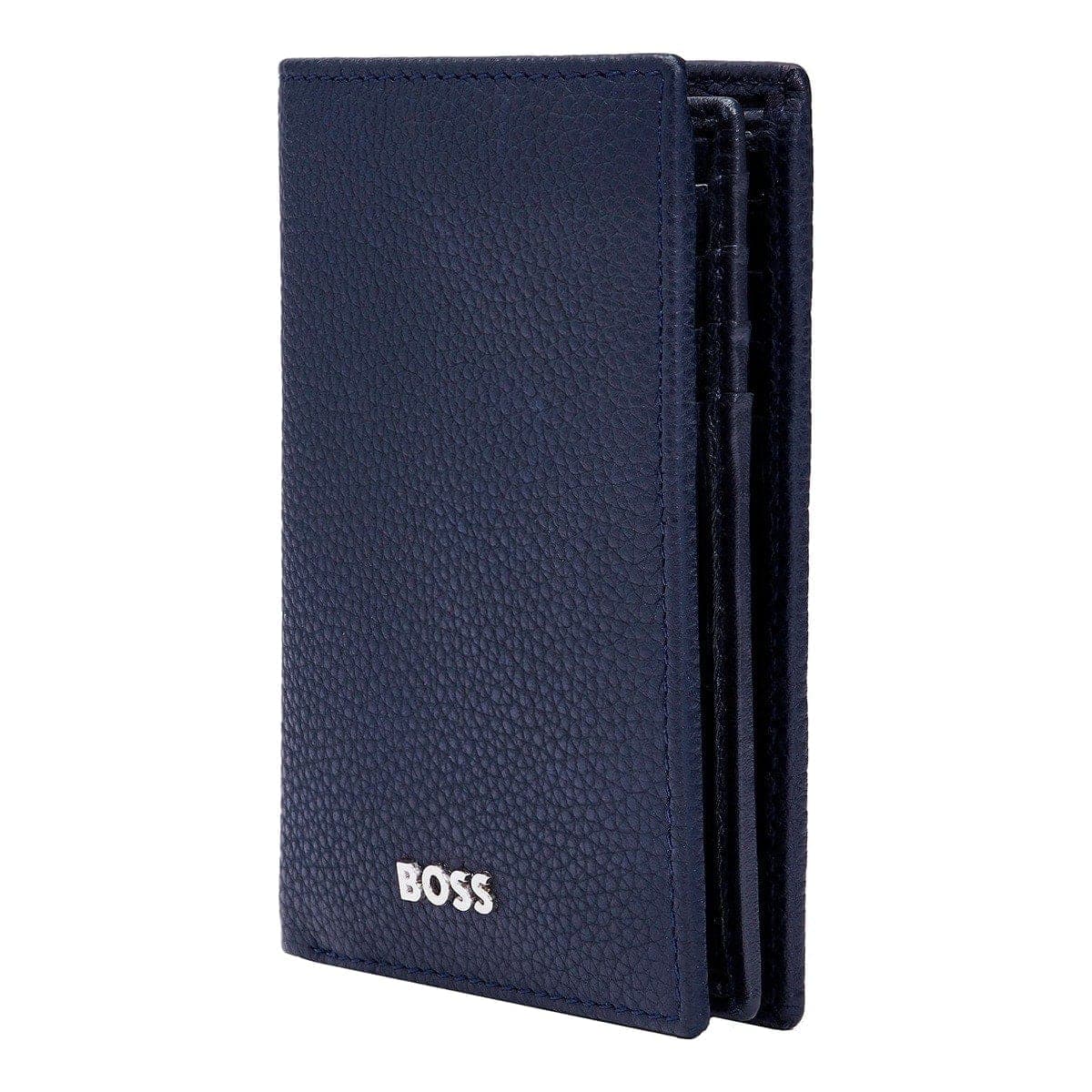 HUGO BOSS Kreditkartenetui, Classic Trifold Grained, Navy, 6