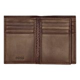 HUGO BOSS Kreditkartenetui, Classic Trifold Smooth, Brown, 5