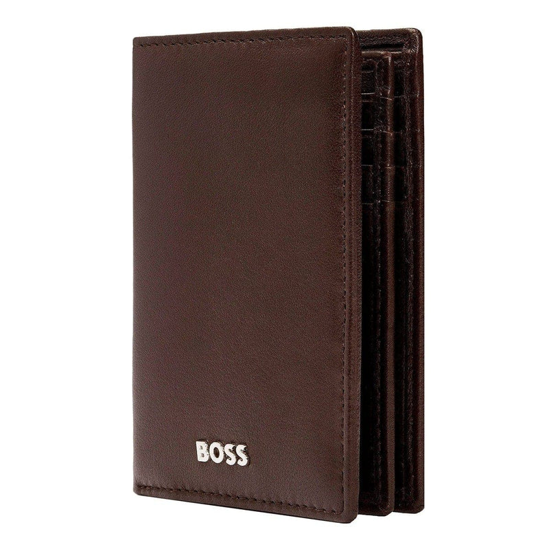 HUGO BOSS Kreditkartenetui, Classic Trifold Smooth, Brown, 7