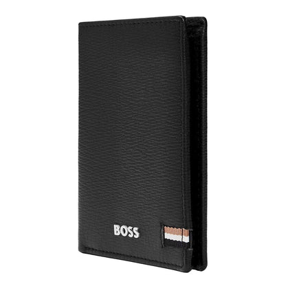 HUGO BOSS Kreditkartenetui, Iconic Doppelhalter Black, 6
