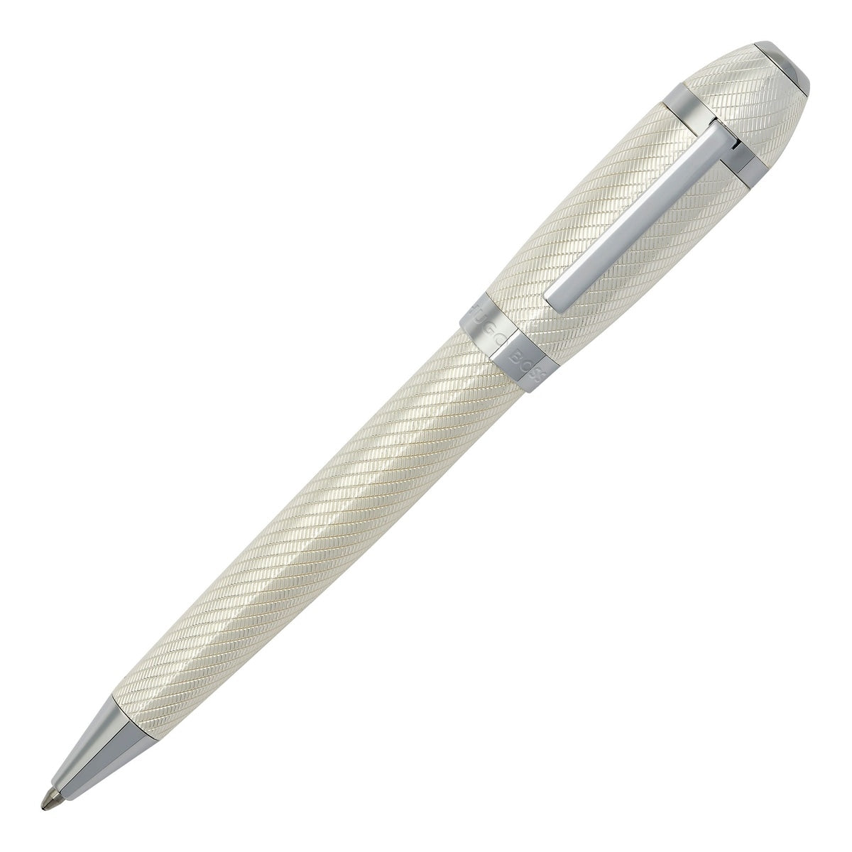 HUGO BOSS, Ballpoint Pen, Arc Futurist, Silver
