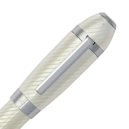 HUGO BOSS, Ballpoint Pen, Arc Futurist, Silver