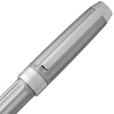 HUGO BOSS Kugelschreiber, A5 Schreibmappe Beam Chrom
