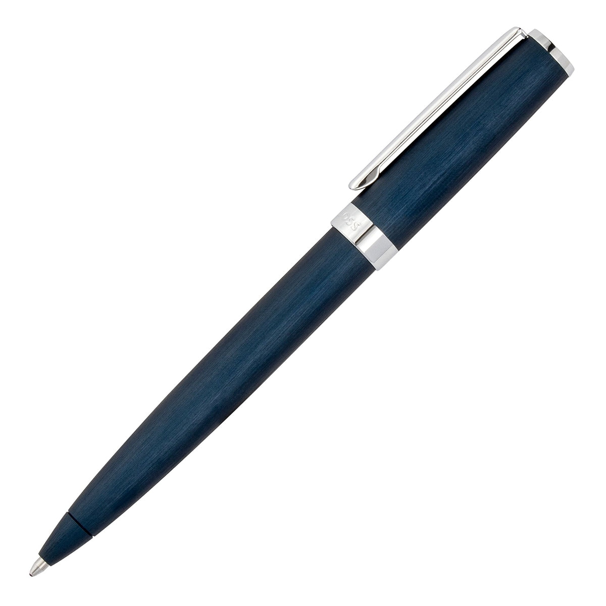 HUGO BOSS Kugelschreiber, Gear Brushed, Navy, 4