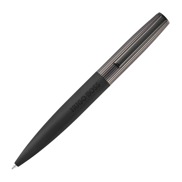 HUGO BOSS Kugelschreiber Illusion Arcade, gunmetal, gunmetal