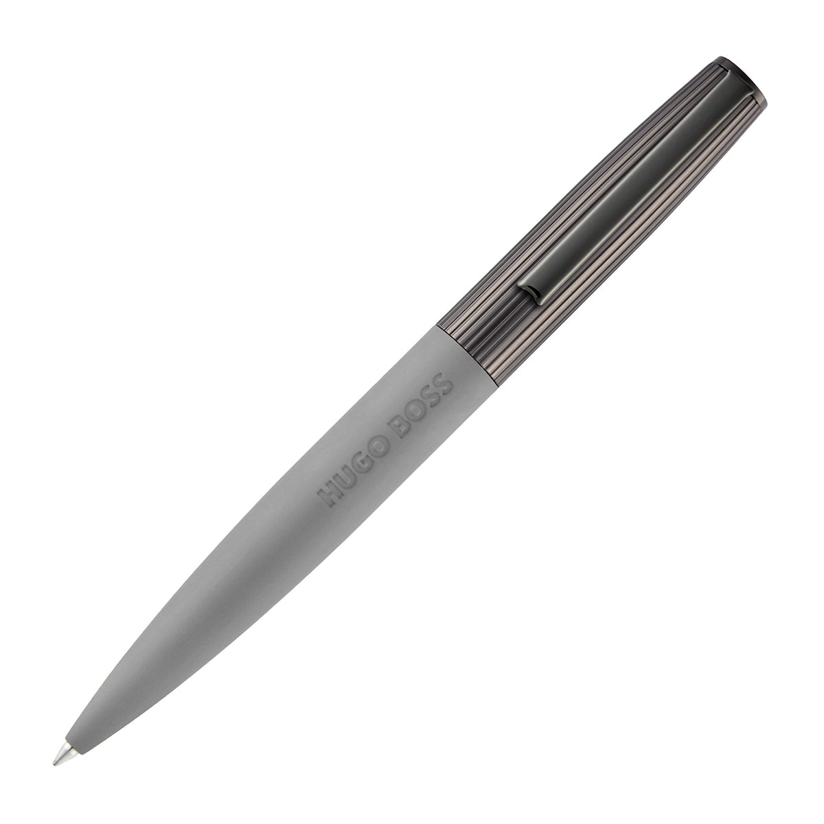 HUGO BOSS Kugelschreiber Illusion Arcade, gunmetal, gunmetal