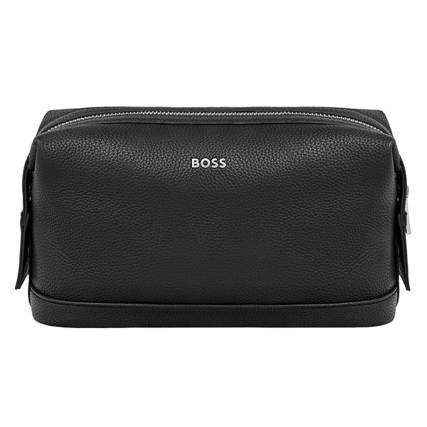 HUGO BOSS Kulturbeutel Classic Grained, schwarz