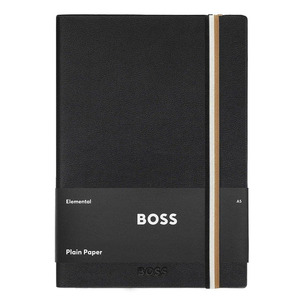 HUGO BOSS Notizbuch Iconic A5, schwarz