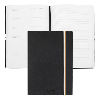 HUGO BOSS Notizbuch Iconic A5, schwarz - 8