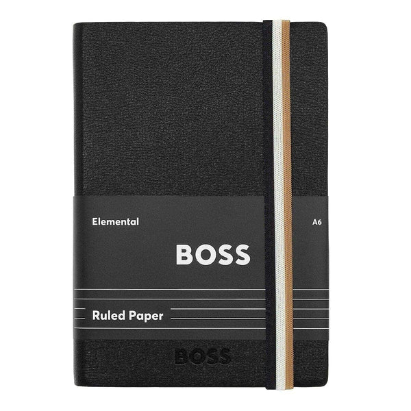 HUGO BOSS Notizbuch Iconic A6, schwarz