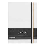 HUGO BOSS Notizbuch Iconic A5, weiß - 5