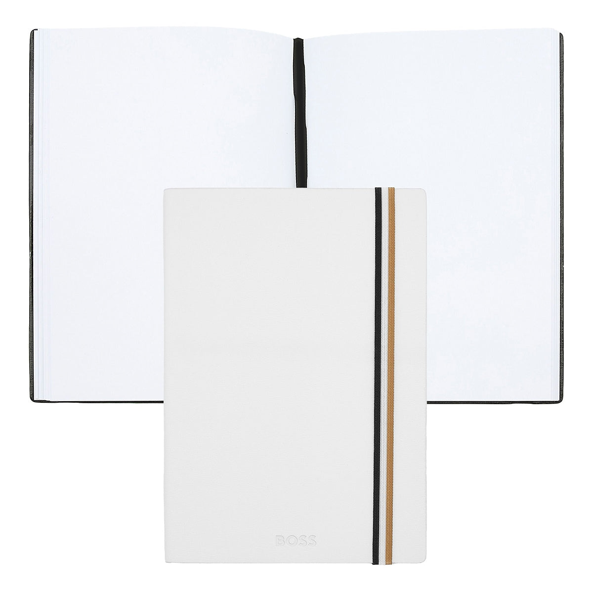 HUGO BOSS Notizbuch Iconic A5, weiß - 8