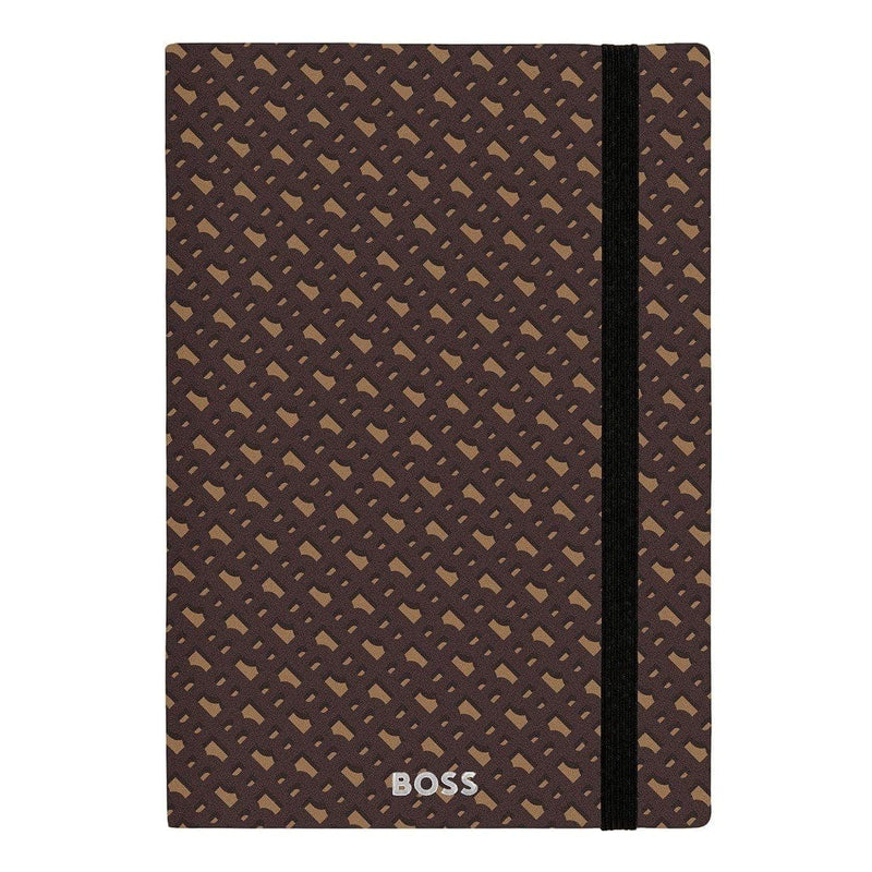 HUGO BOSS Notizbuch Monogram A5, Camel - 4