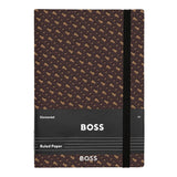 HUGO BOSS Notizbuch Monogram A5, Camel - 5