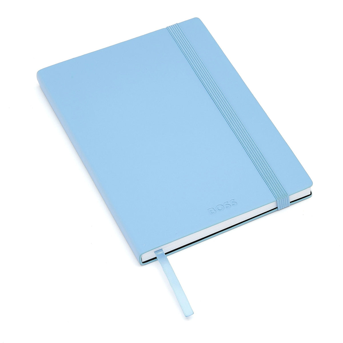 HUGO BOSS Notizbuch Monogram Pastel, A5, Light Blue - 6