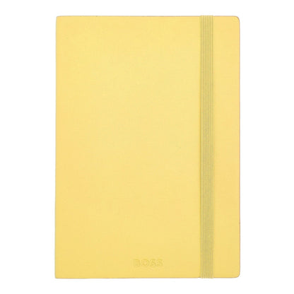 HUGO BOSS Notizbuch Monogram Pastel, A5, light yellow - 4