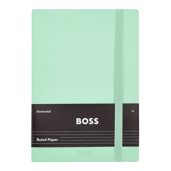 HUGO BOSS Notizbuch Monogram Pastel, A5, light green