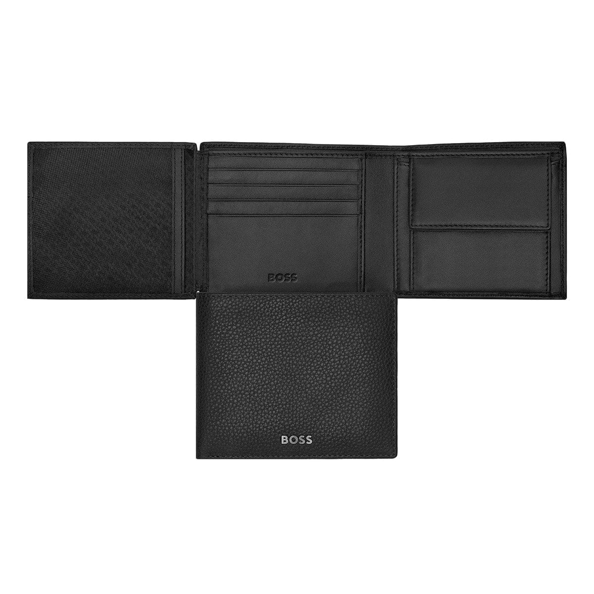 HUGO BOSS, Portemonnaie, Classic Grained, Black