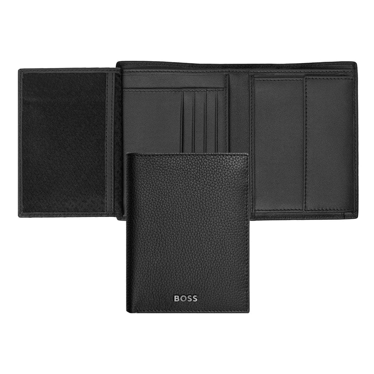 HUGO BOSS, Wallet, Classic Grained, Black