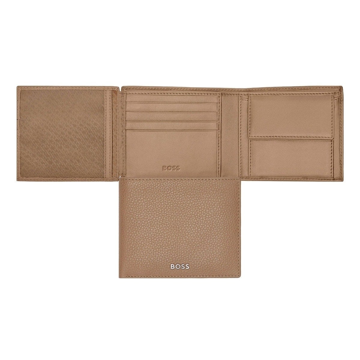 HUGO BOSS, Wallet, Classic Grained, Camel