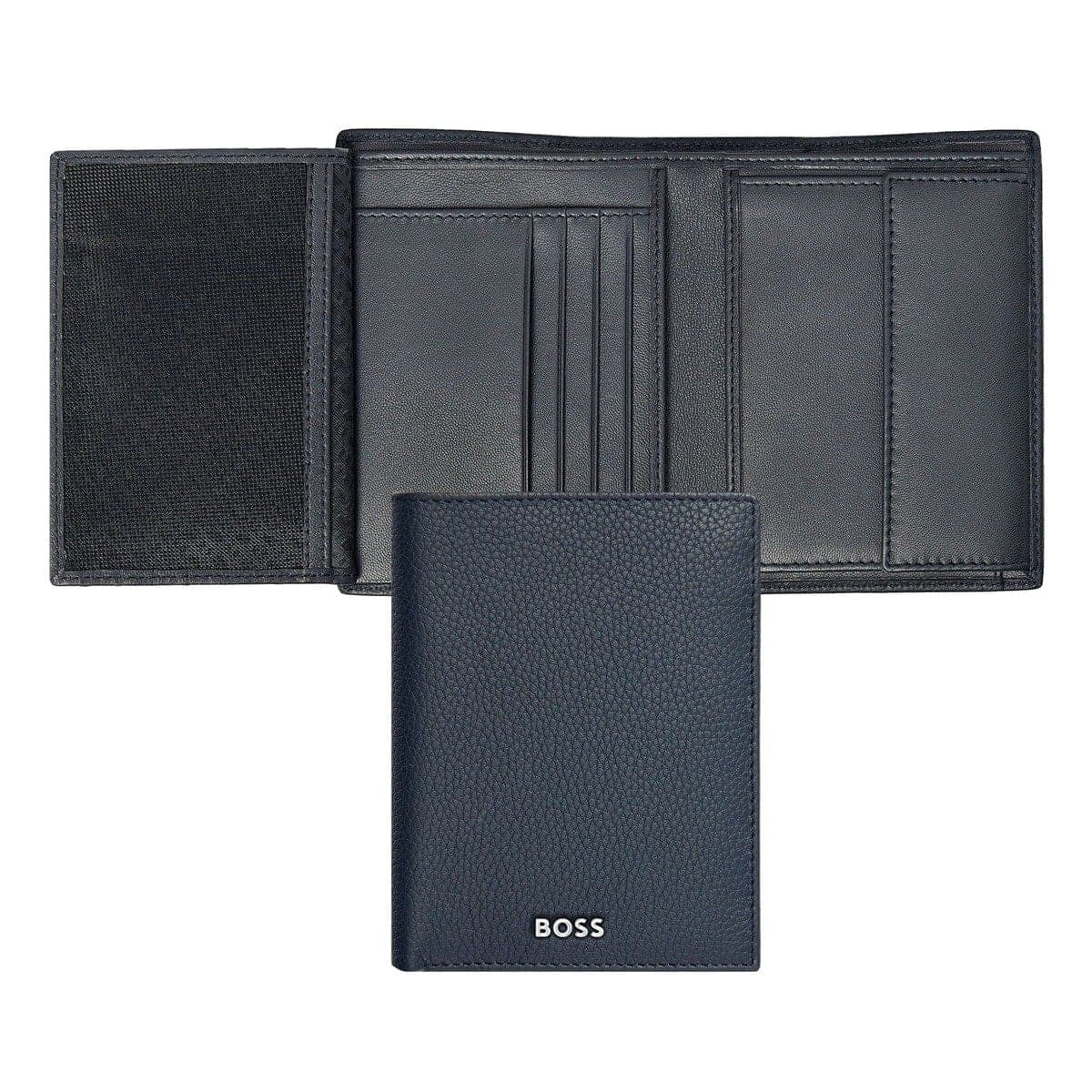 HUGO BOSS, Wallet, Classic Grained, Navy