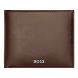 HUGO BOSS Portemonnaie, Classic Smooth, Brown, 4