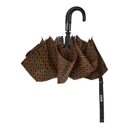 Hugo Boss Regenschirm Monogramme Camel