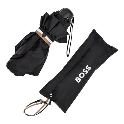 Hugo Boss Regenschirm Iconic Mini, schwarz