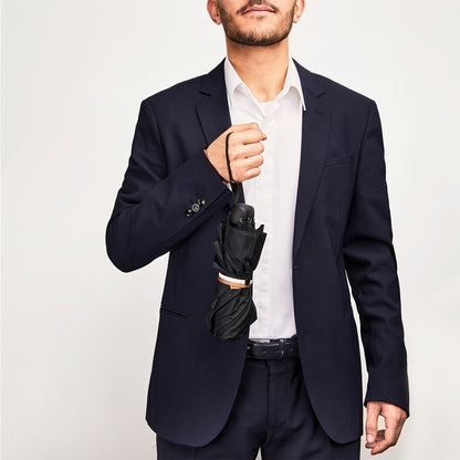 Hugo Boss Regenschirm Iconic Mini, schwarz