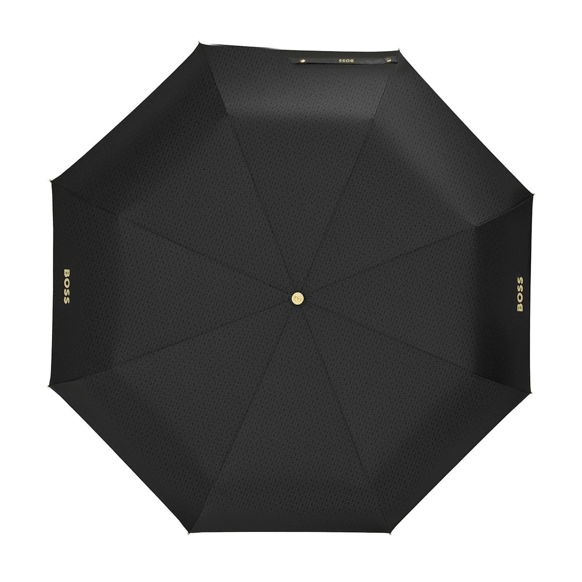 HUGO BOSS Regenschirm Double B Black & Gold - 5