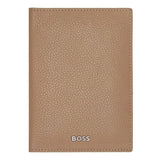 HUGO BOSS Reisebrieftasche, Classic Grained, Camel, 4
