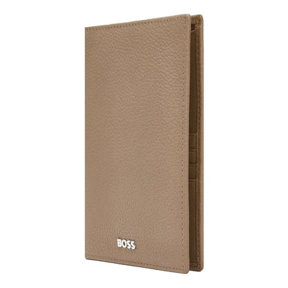 HUGO BOSS Reisebrieftasche, Classic Grained, Camel, 6