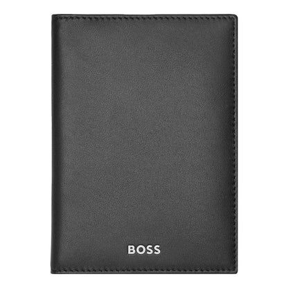 HUGO BOSS Reisebrieftasche, Classic Smooth, Black, 4