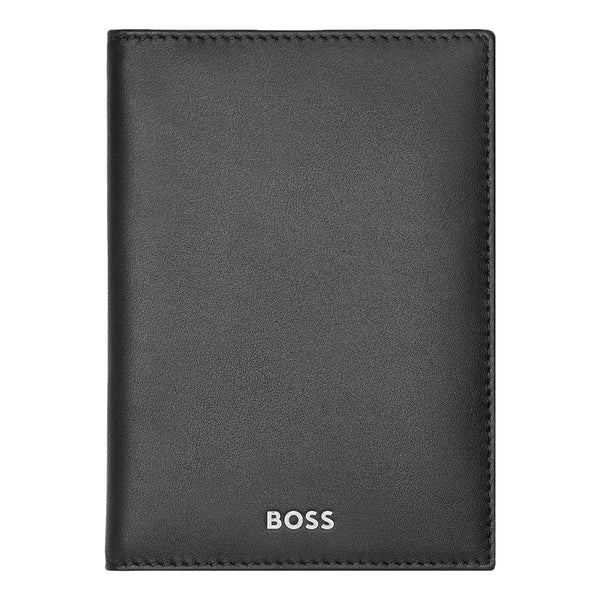 HUGO BOSS Reisebrieftasche, Classic Smooth, Black, 4