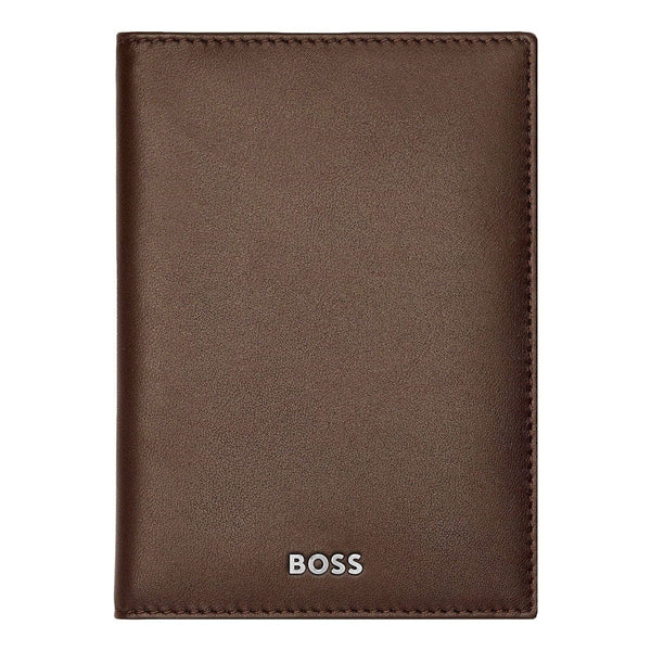 HUGO BOSS Reisebrieftasche, Classic Smooth, Brown, 4