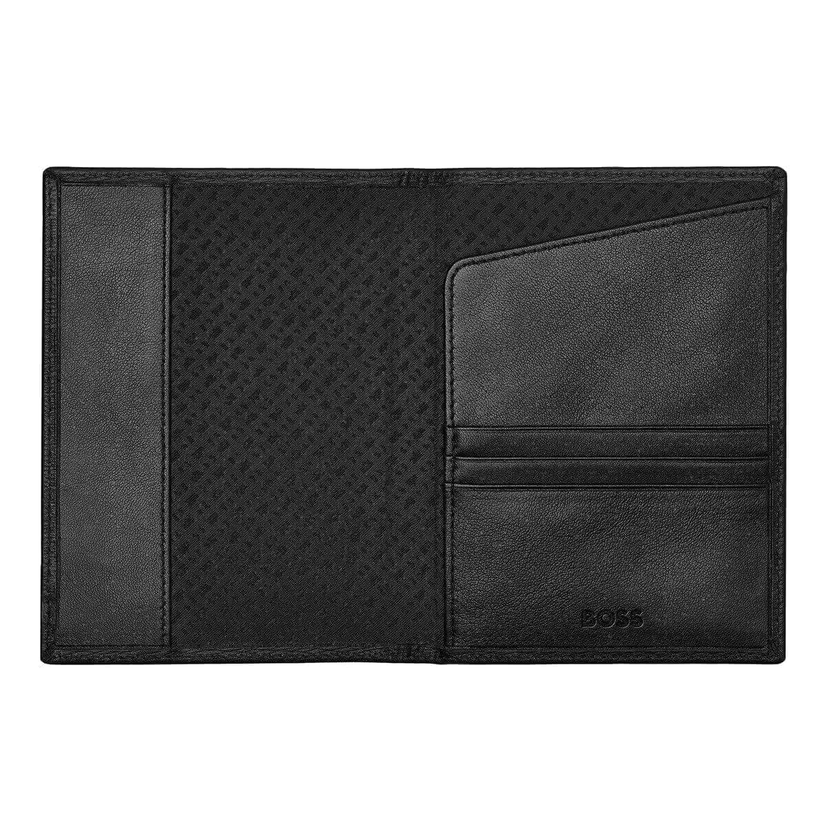 HUGO BOSS Reisebrieftasche, Iconic Black, 5