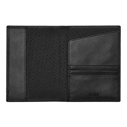 HUGO BOSS Reisebrieftasche, Iconic Black, 5