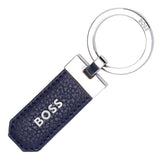 HUGO BOSS Schlüsselanhänger, Classic Grained, Navy, Gesamtansicht, 1