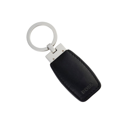 HUGO BOSS Schlüsselanhänger Double B Black & Chrome - 4
