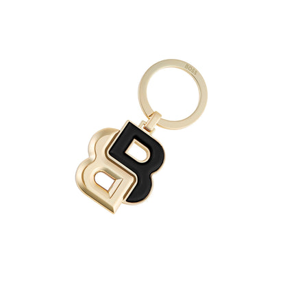 HUGO BOSS Schlüsselanhänger Double B Black & Gold - 6