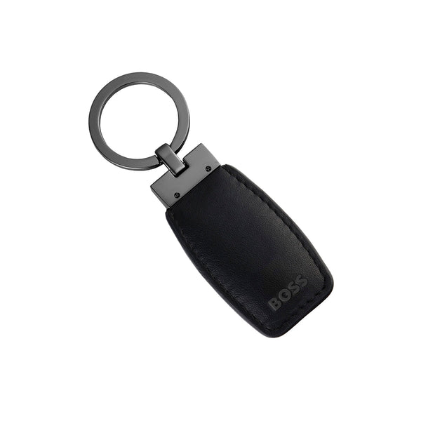 HUGO BOSS Schlüsselanhänger Double B Black & Gun