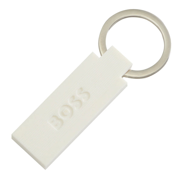 HUGO BOSS, Schlüsselanhänger, Edge White