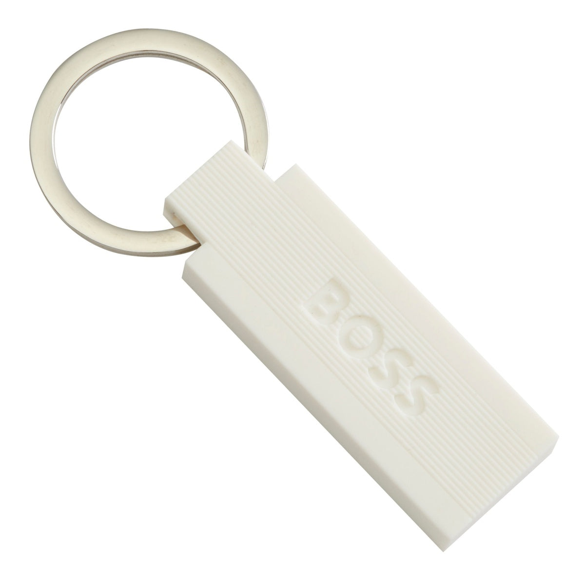 HUGO BOSS, Schlüsselanhänger, Edge White