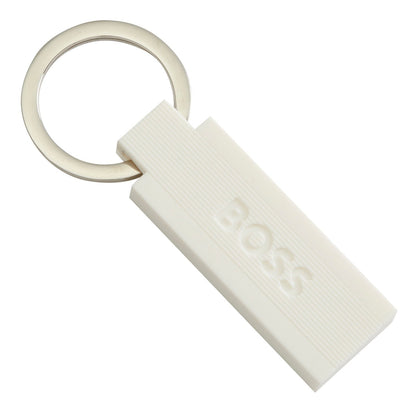 HUGO BOSS, Schlüsselanhänger, Edge White