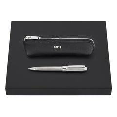 HUGO BOSS Kugelschreiber, Etui Beam Chrom