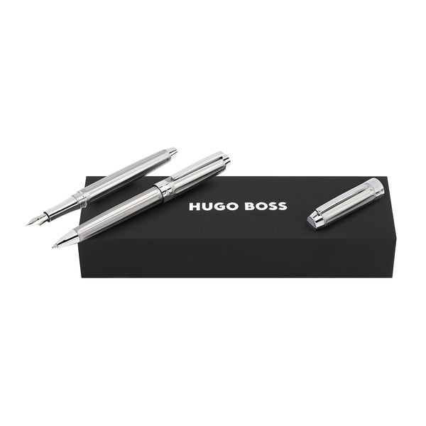 HUGO BOSS Füller, Kugelschreiber Beam Chrom
