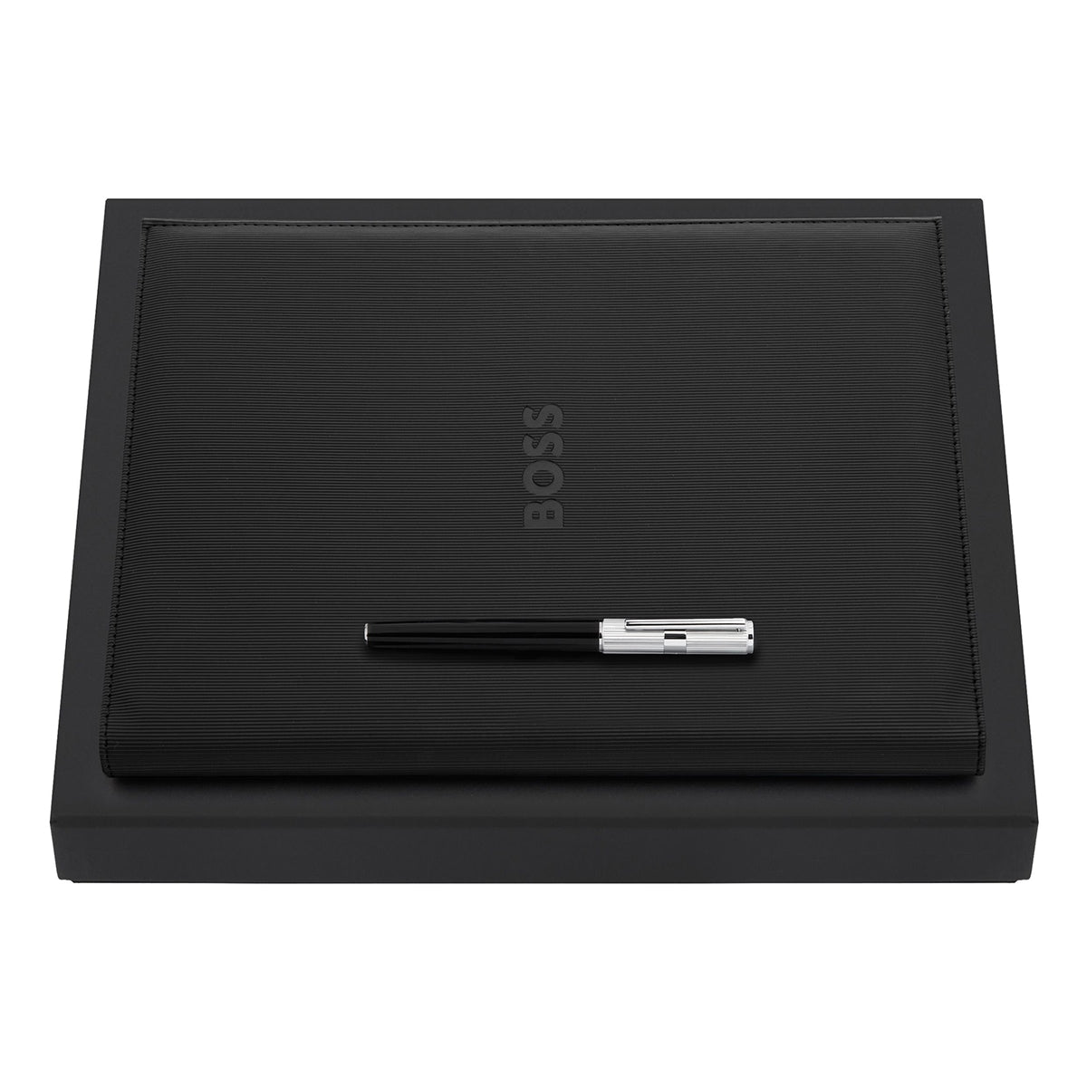 HUGO BOSS Tintenroller, A4 Schreibmappe Formation schwarz - 5