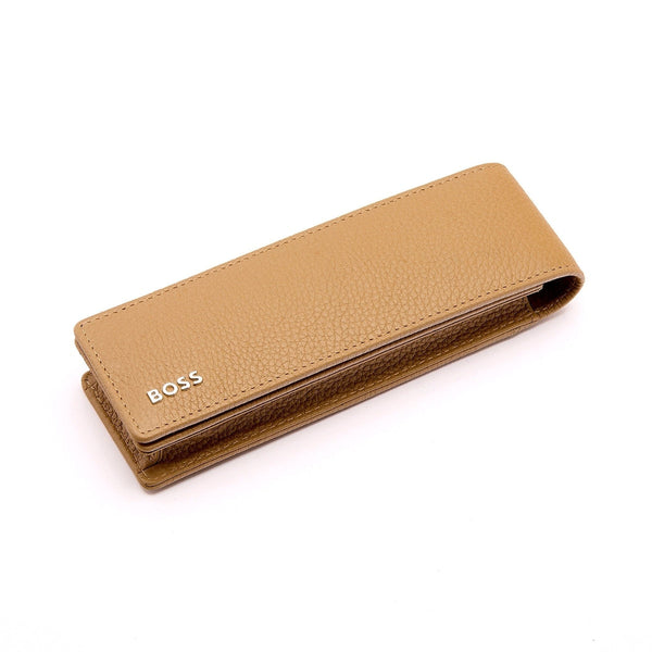 HUGO BOSS Stifteetui Classic Grained, Camel