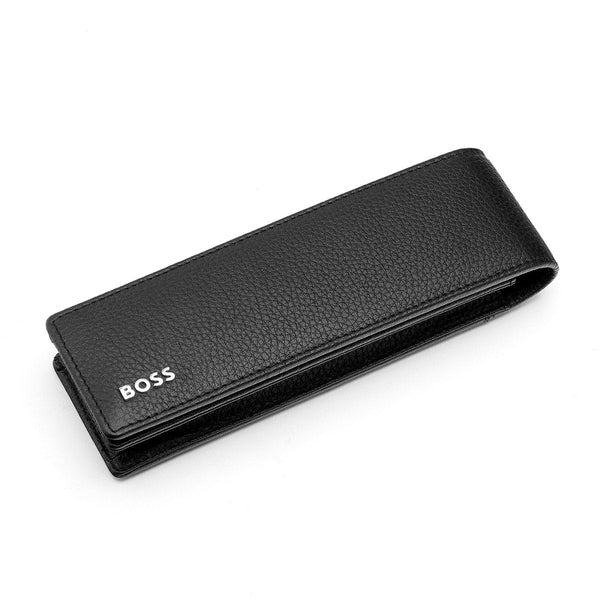 HUGO BOSS Stifteetui Classic Grained, schwarz
